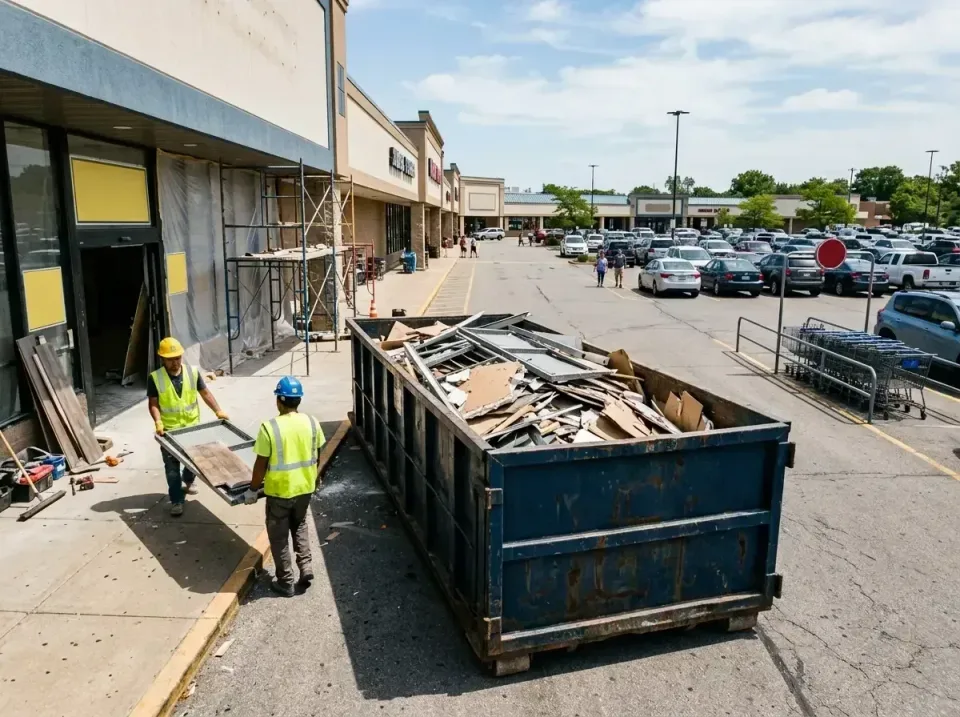 retail-store-renovation-debris-003 — frequently asked questions, Roll-off Dumpster Rentals in Manchester, MO
